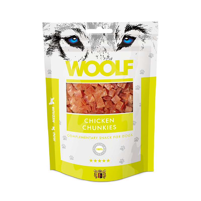 Woolf Snack Monoproteico Bocconcini morbidi di Pollo 100 gr