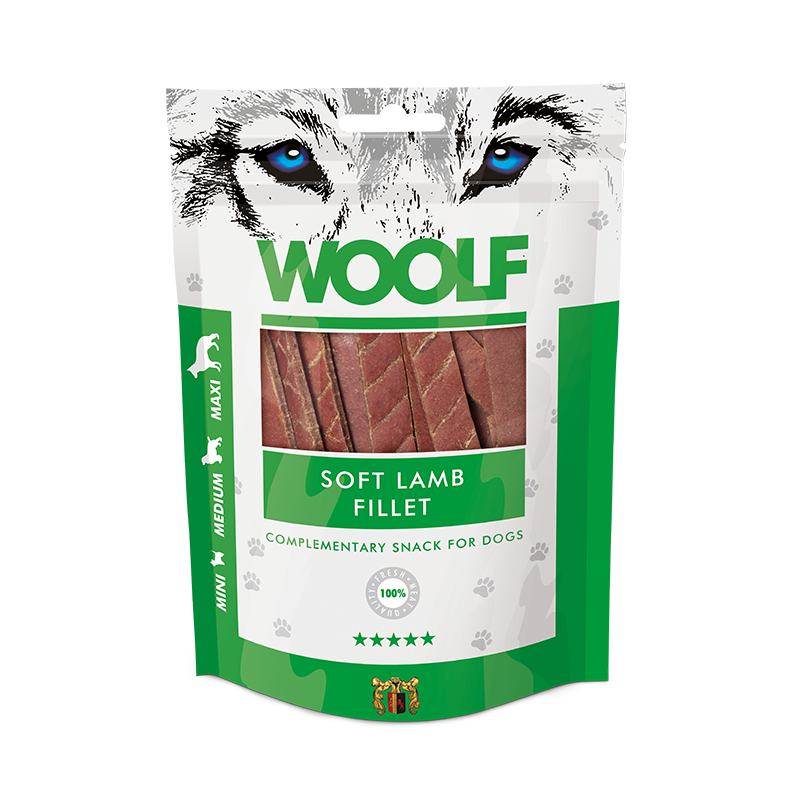 Woolf Snack Monoproteico Filetto morbido di Agnello