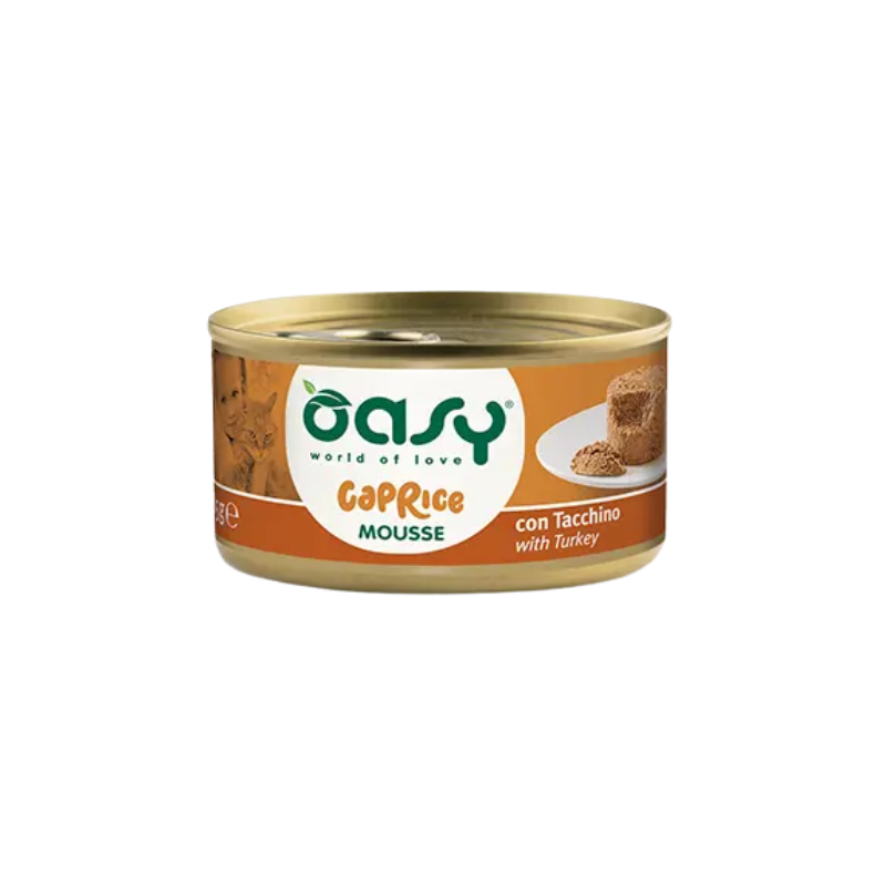 Oasy Wet Cat Caprice Mousse con Tacchino 85 gr