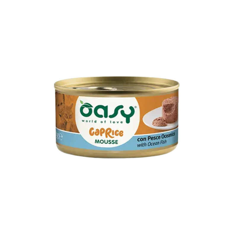 Oasy Wet Cat Caprice Mousse con Pesce Oceanico 85 gr