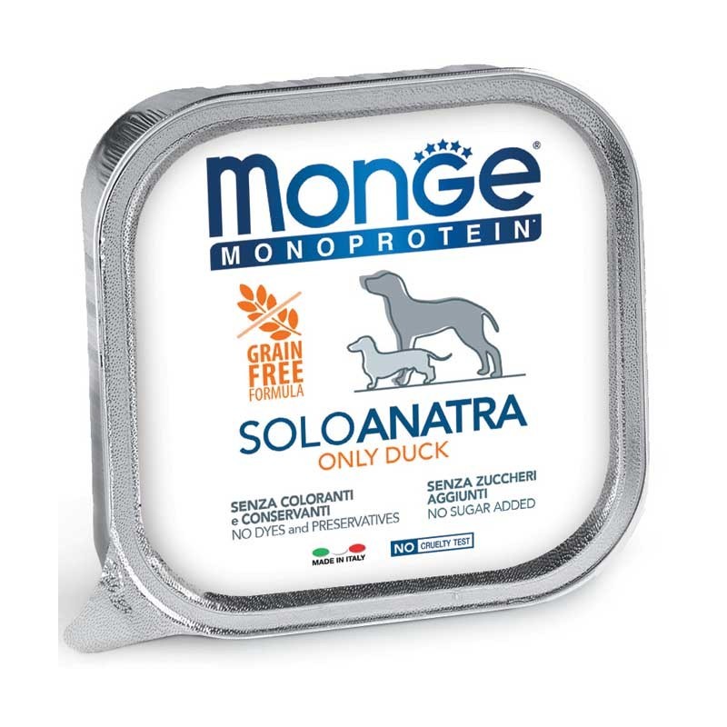 Monge monoproteico solo anatra 150 gr