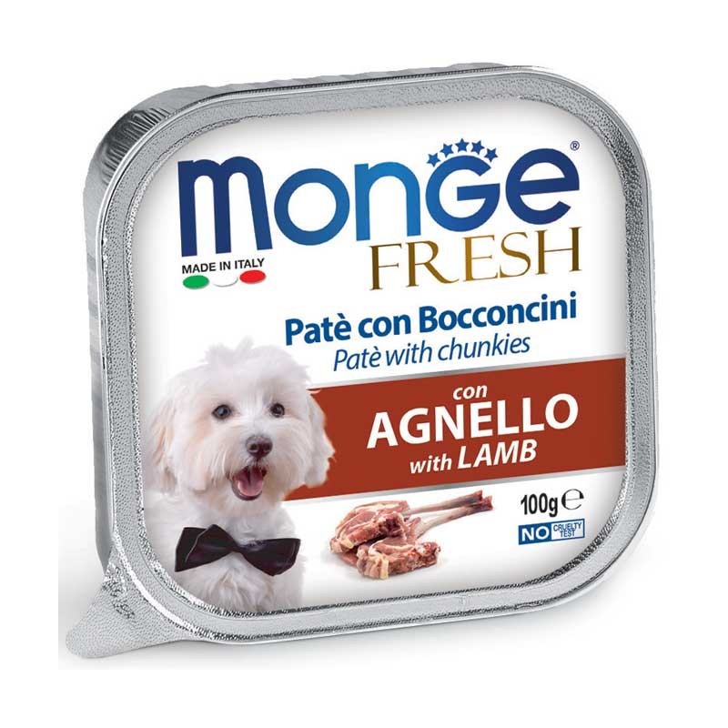 Monge Fresh Paté e Bocconcini con Agnello 100 gr