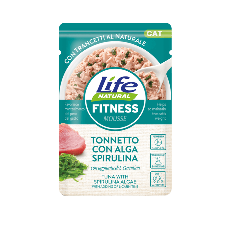 Life Natural Busta Fitness Tonnetto con Alga Spirulina 70 gr