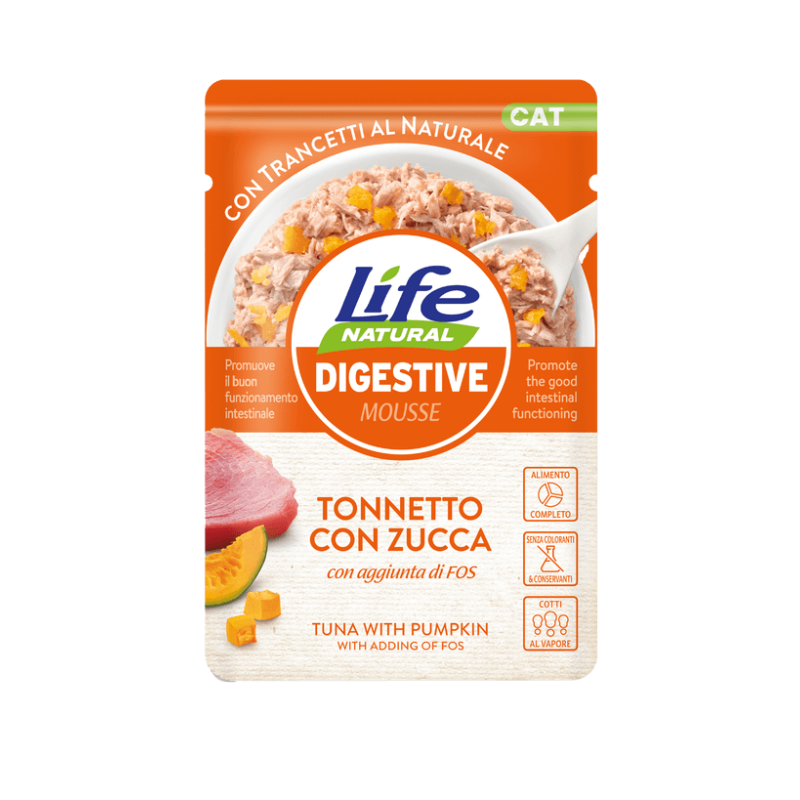 Life Natural Busta Digestive Tonnetto con Zucca 70 gr