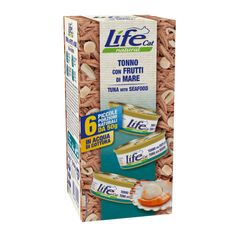 Life Natural Multipack Tonno con Frutti di Mare 6 x 50 gr