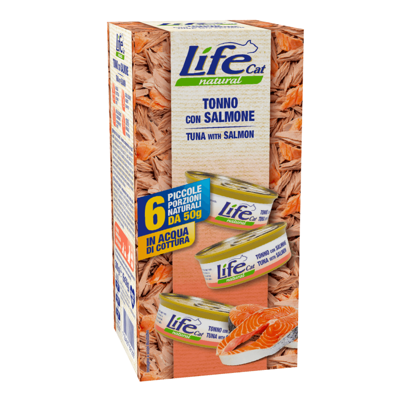 Life Natural Multipack Tonno con Salmone 6 x 50 gr