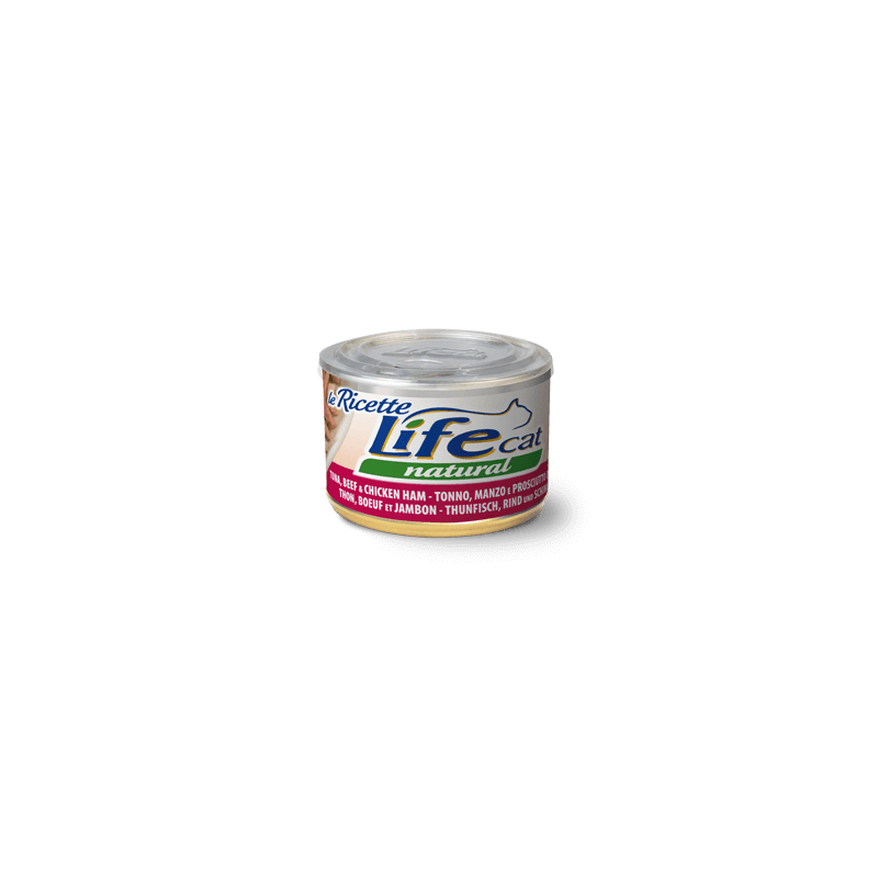Life Natural Tonno con Manzo e Prosciutto 150 gr