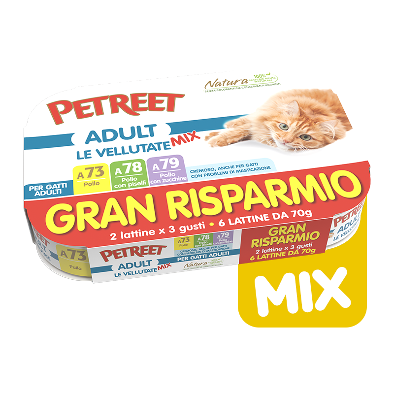 Vellutate Multipack Pollo Mix 6 x 70 gr