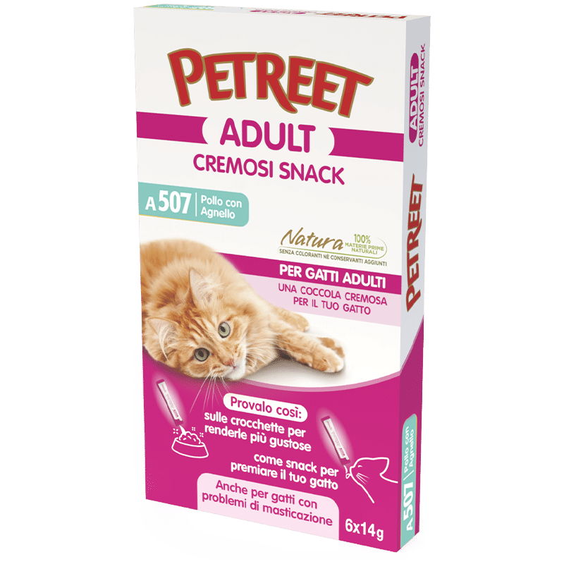 Snack Cat Pollo con Agnello 6 x 14 gr