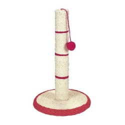 Tronchetto in sisal con base 31x50 cm -rosso