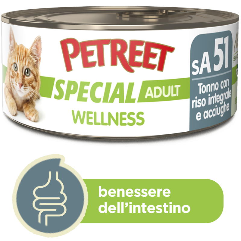 Special Adult Wellness Tonno con riso integrale e acciughe 70 gr