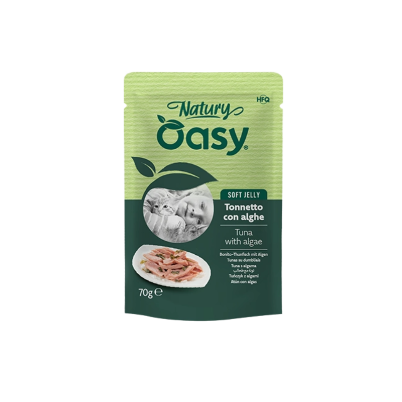 Oasy Cat Specialità Naturale Tonnetto con Alghe 70 gr