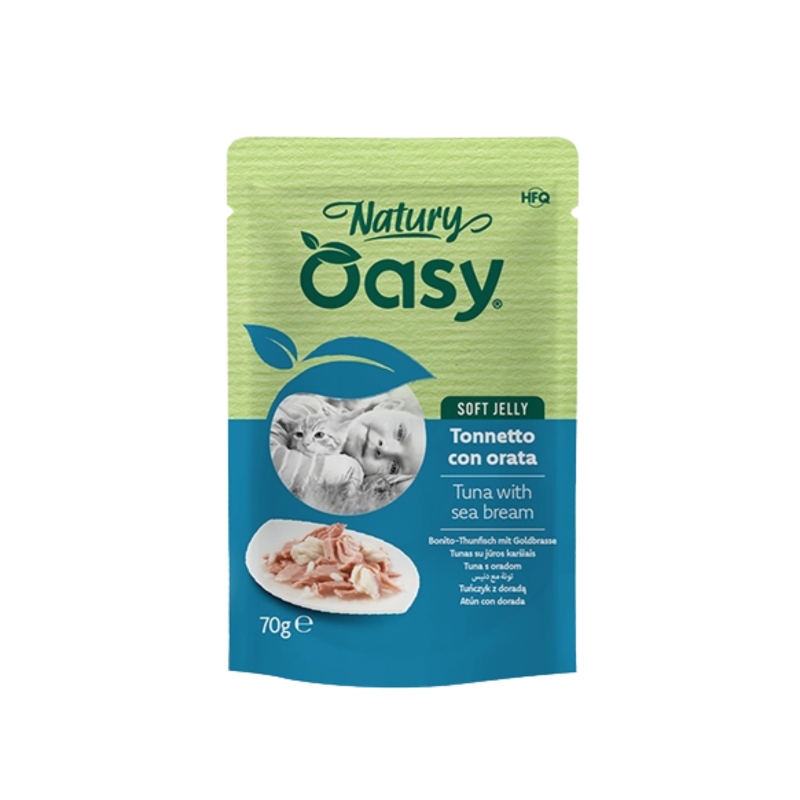 Oasy Cat Specialità Naturale Tonnetto con Orata 70 gr