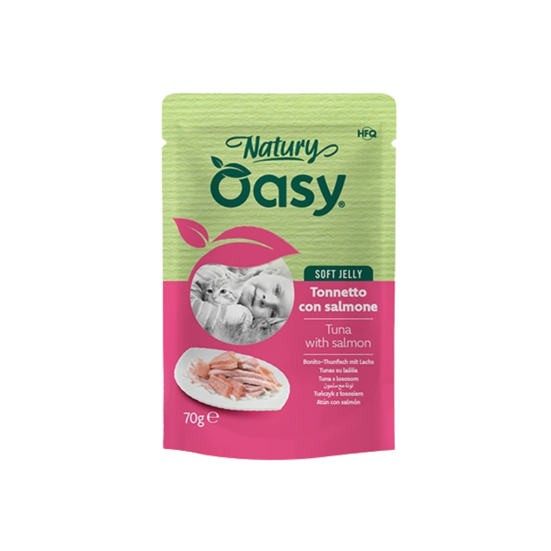 Oasy Cat Specialità Naturale Tonnetto con Salmone 70 gr