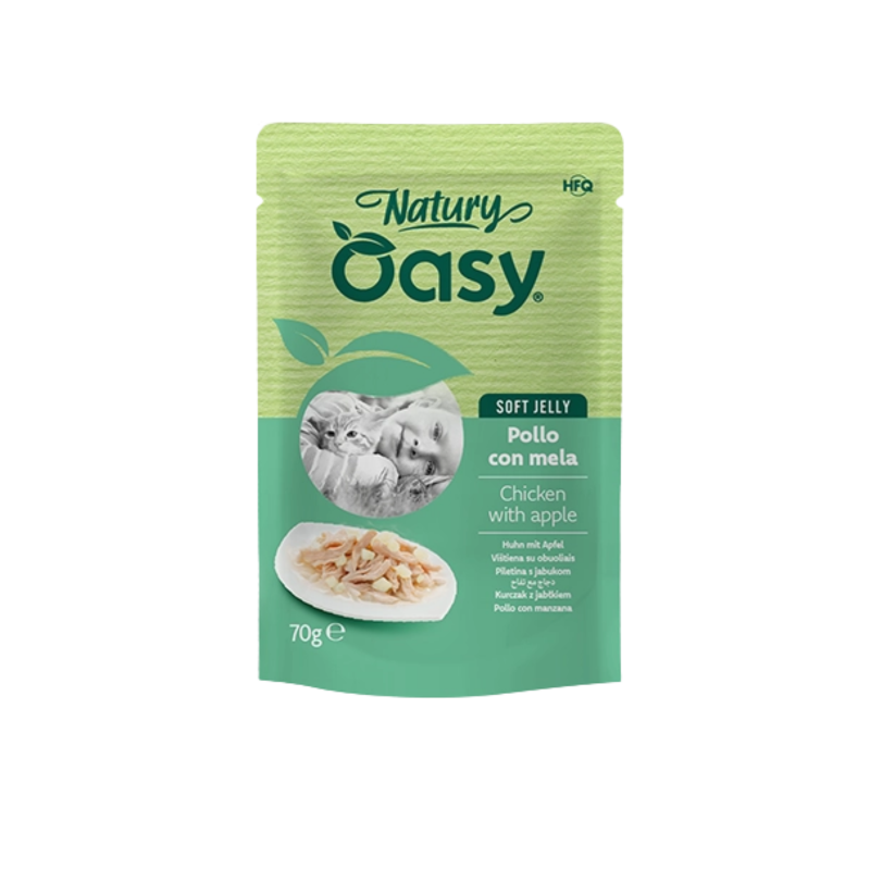 Oasy Cat Specialità Naturale Pollo con Mela 70 gr