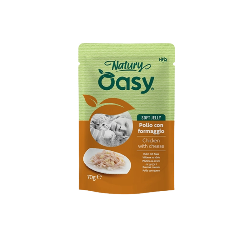 Oasy Cat Specialità Naturali Pollo con Formaggio 70 gr