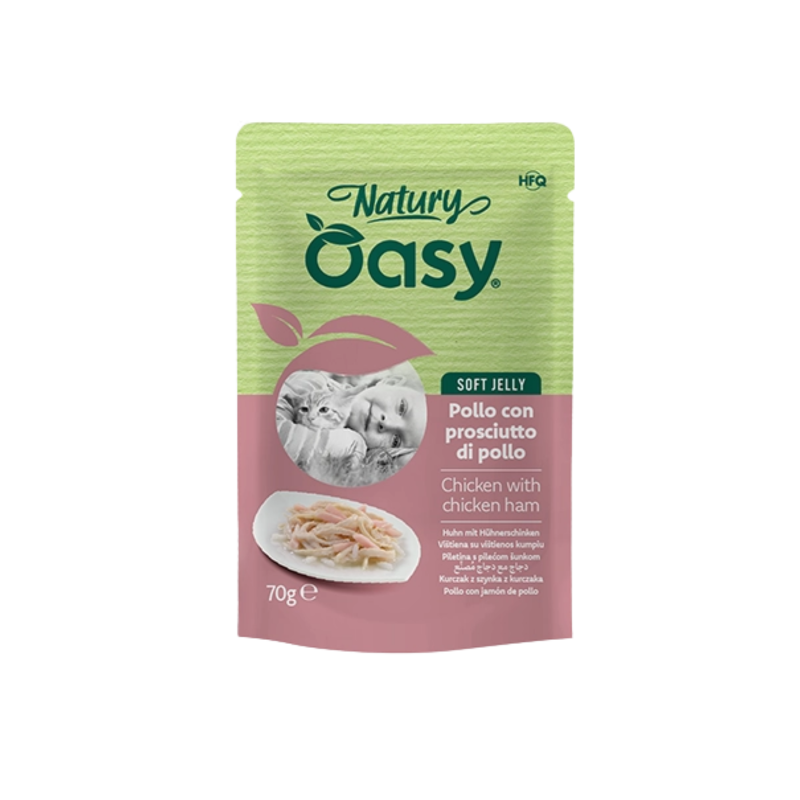 Oasy Cat Specialità Naturali Pollo con Prosciutto di pollo 70 gr