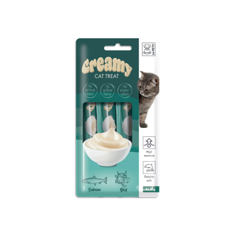 Creamy Snack Salmone e Manzo 4 x 15 gr