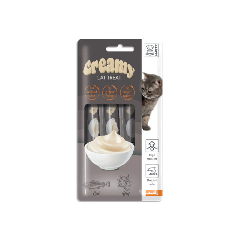 Creamy Snack Merluzzo e Manzo 4 x 15 gr