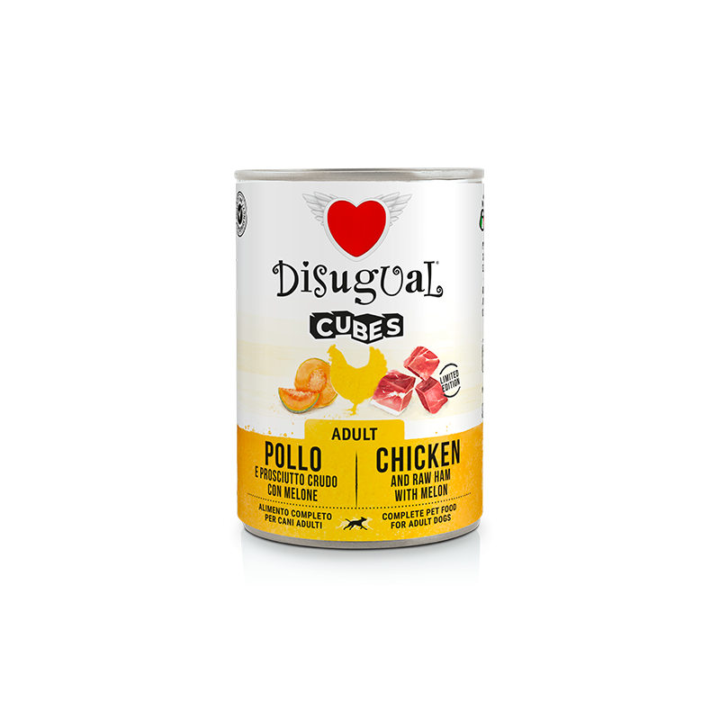 Disugual Cubes Pollo e Prosciutto Crudo con Melone 400 gr