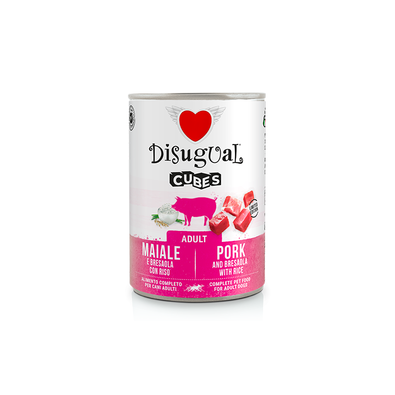 Disugual Cubes Maiale e Bresaola con Riso 400 gr