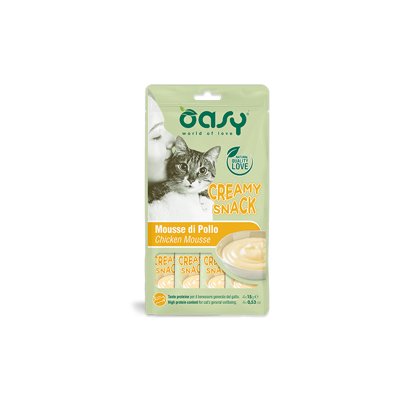 Oasy Creamy Snack Pollo 4 x 15 gr