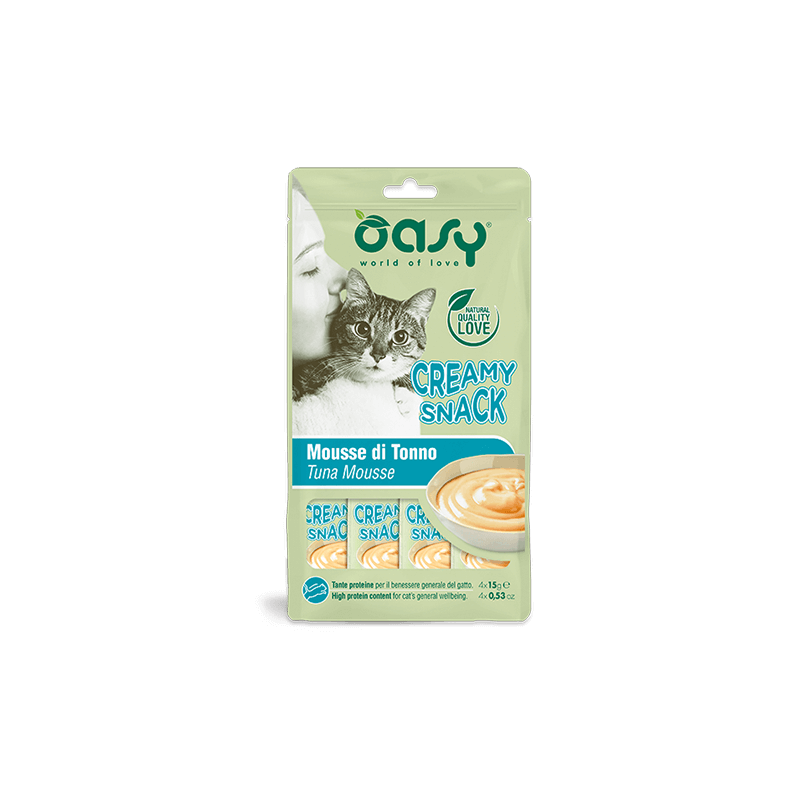 Oasy Creamy Snack Tonno 4 x 15 gr