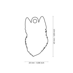 Medaglietta cane Pastore Tedesco