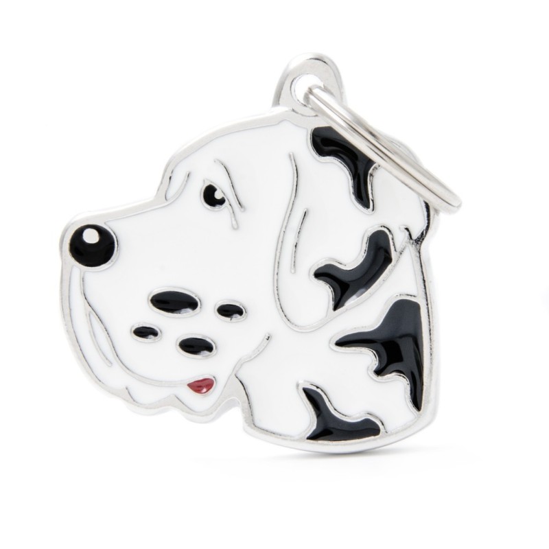 Medaglietta cane Alano Arlecchino