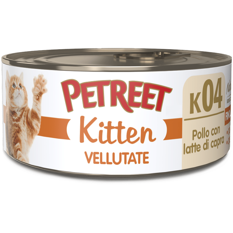 Petreet Vellutate Kitten Pollo con Latte di Capra 60 gr