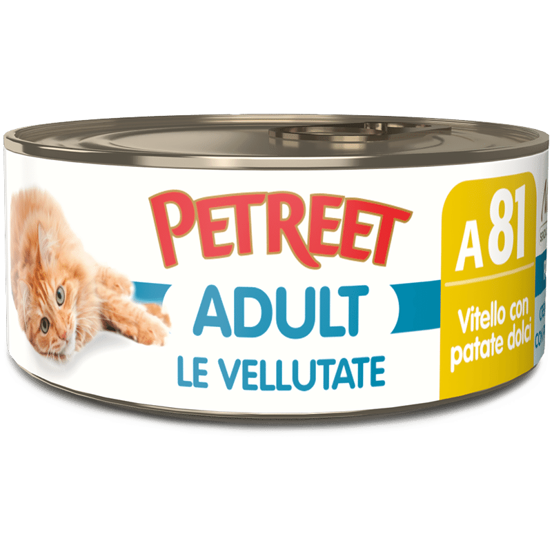 Petreet Vellutate Adult Vitello con Patate Dolci 70 gr