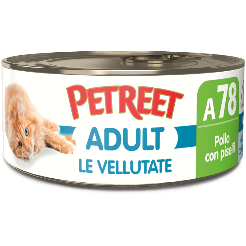 Petreet Vellutate Adult Pollo con Piselli 70 gr