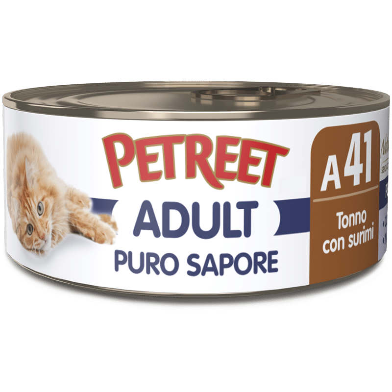 Petreet Adult Puro Sapore Tonno con Surimi 70 gr