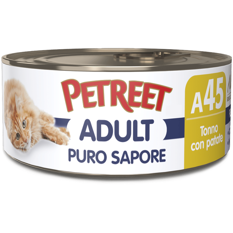 Petreet Adult Puro Sapore Tonno con Patate 70 gr