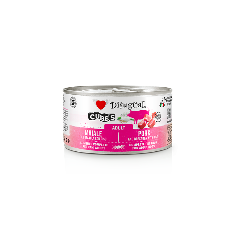 Disugual Cubes Maiale e Bresaola con Riso 150 gr