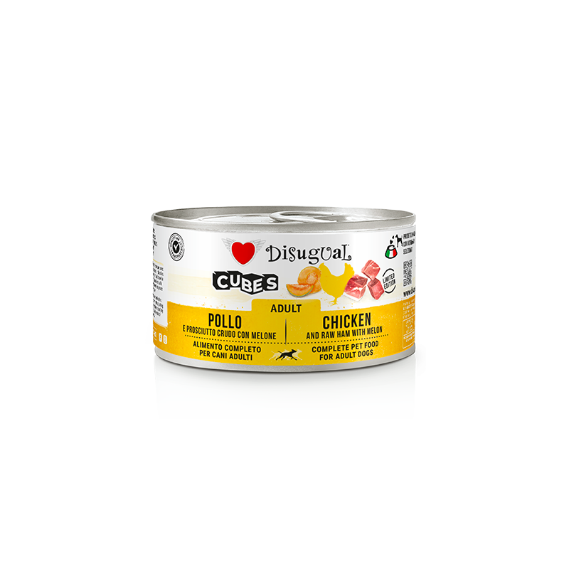 Disugual Cubes Pollo e Prosciutto Crudo con Melone 150 gr