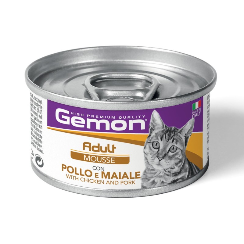 Gemon Adult Mousse con Pollo e Maiale 85 gr