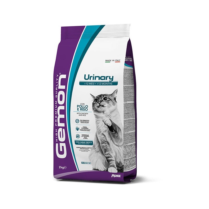 Gemon Urinary con Pollo e Riso 7 kg