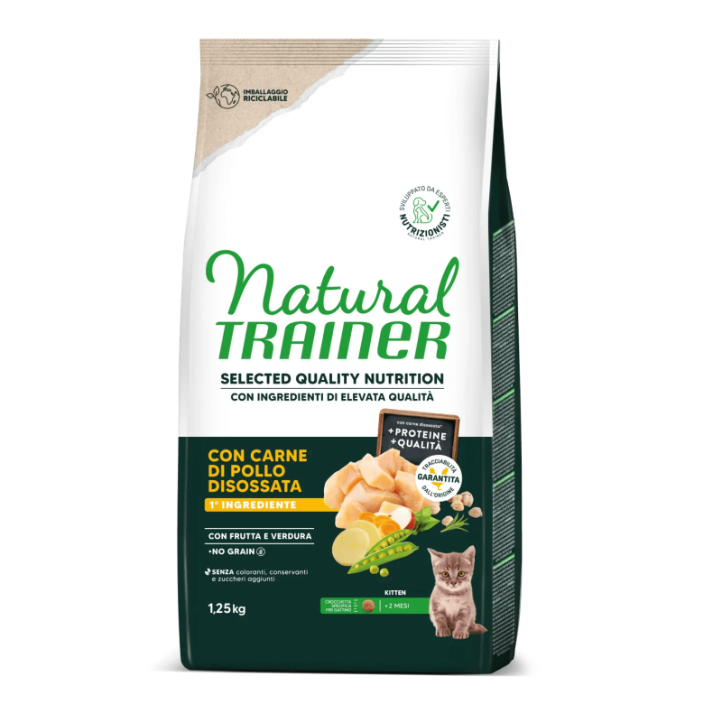 Selected quality nutrition kitten con carne di pollo disossata 1,25 kg
