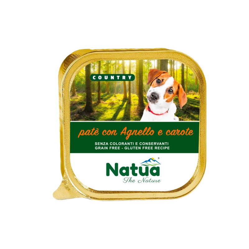 Natua Dog Country Agnello e carote 100 gr