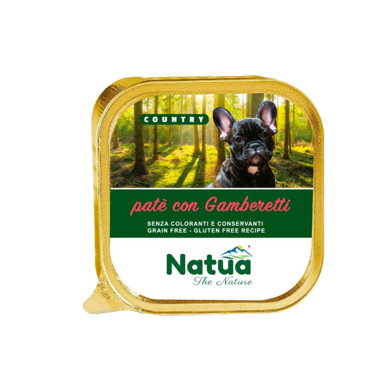 Natua Dog Country Gamberetti 100 gr