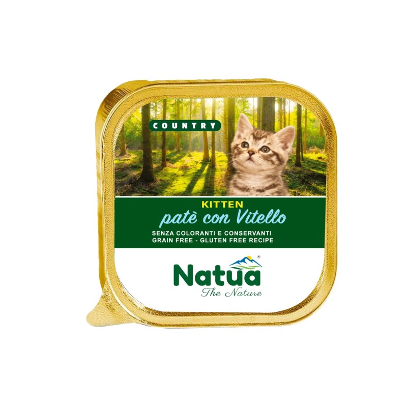 Natua Cat Country Kitten Vitello 100 gr