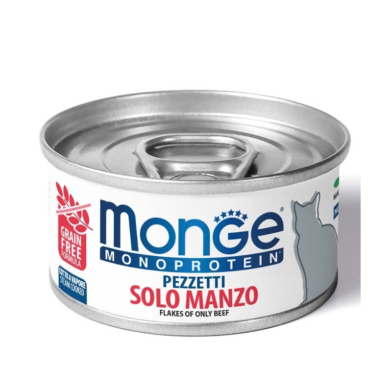 Monge Monoprotein Pezzetti Solo Manzo 80 gr
