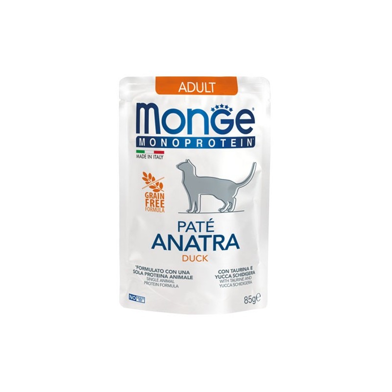 Monge Monoprotein Paté Anatra Adult 85 gr
