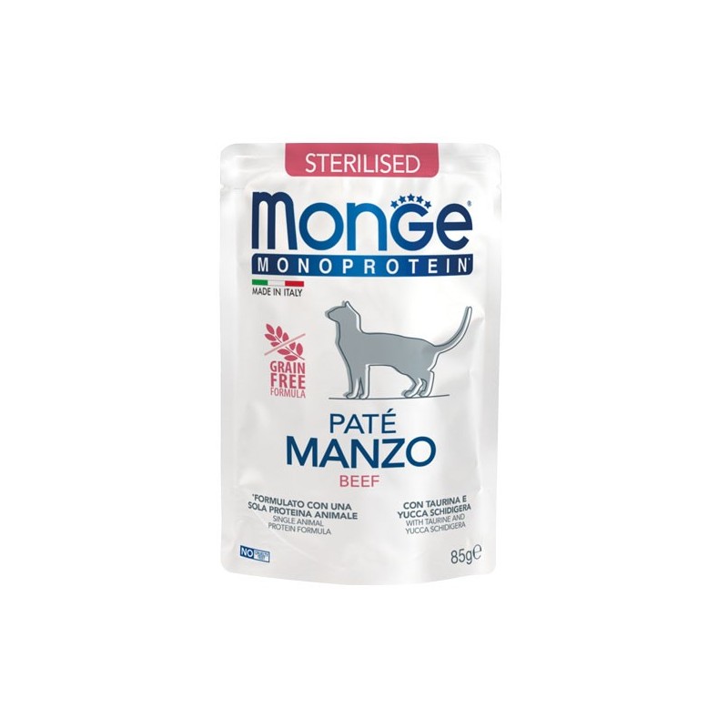 Monge Monoprotein Paté Manzo Sterilised 85 gr