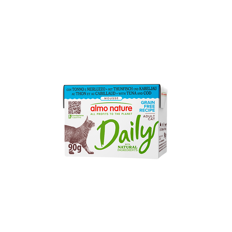 Daily con Tonno e Merluzzo 90 gr