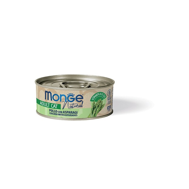 Monge Natural pollo con asparagi 80 gr