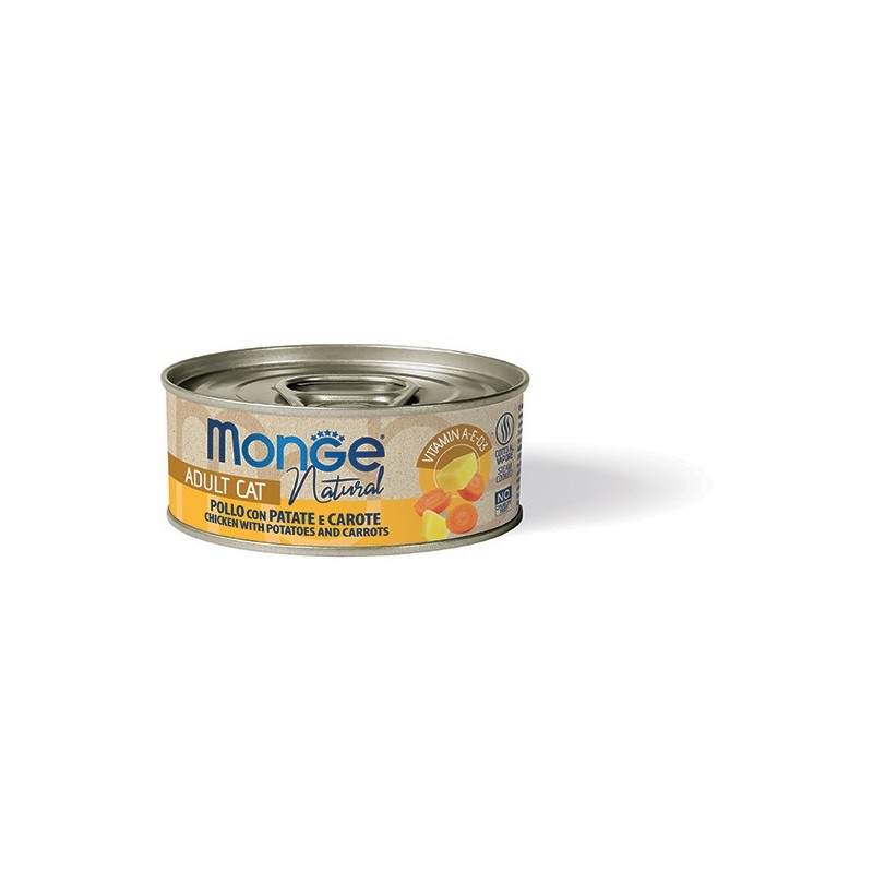 Monge Natural pollo con patate e carote 80 gr