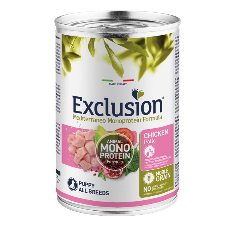 Exclusion Mediterraneo Puppy Chicken All Breed 200 gr