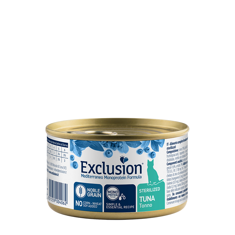 Exclusion Mediterraneo Sterilized Tonno 85 gr